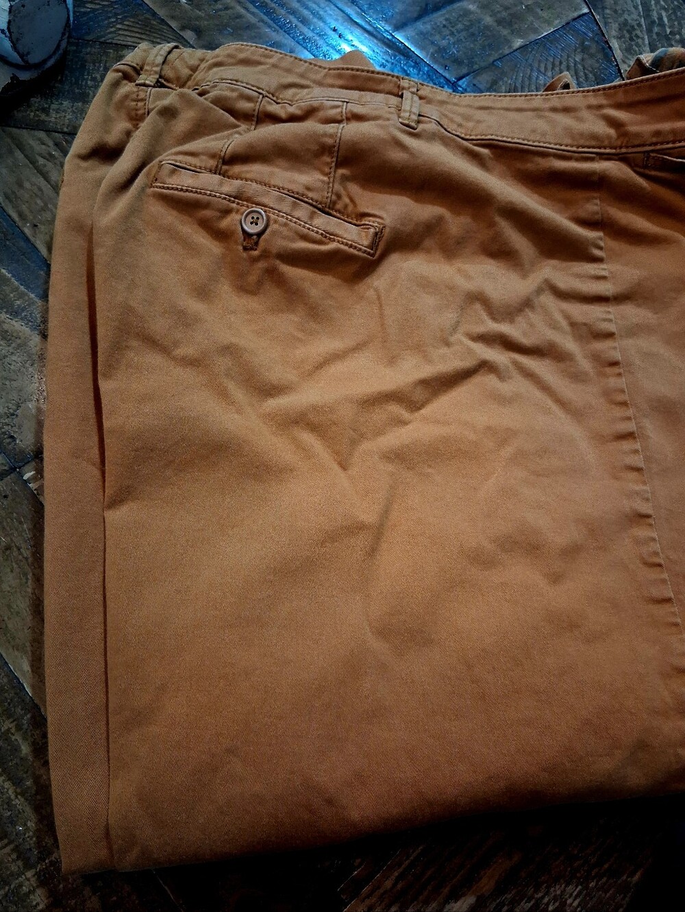 Anthropologie Mustard Wide-Leg Cropped Pants - Picture 14 of 14